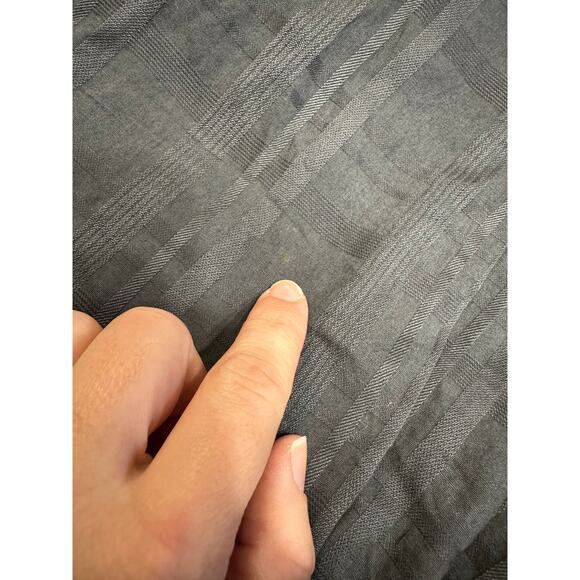 Rock & Republic Y2K Western Shirt Mens Large Grey Black Denim Button Down Cotton - Picture 12 of 12